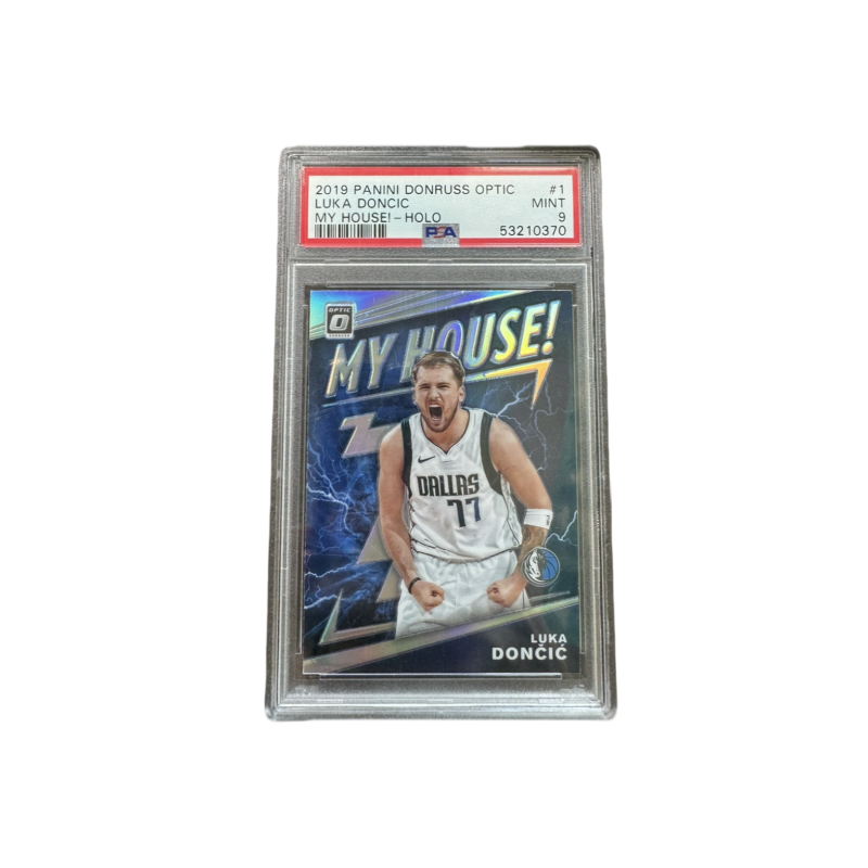 PANINI 2019 DONRUSS OPTIC LUKA DONCIC MY HOUSE Special Edition PSA9 Luka Doncic, Card Collection Pass Graded Cards 1 Pc