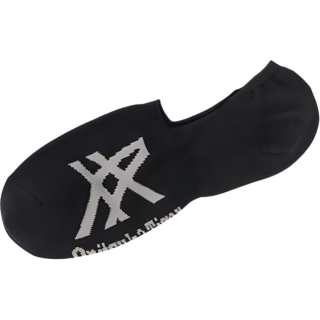 Onitsuka Tiger No Show Socks Unisex 1 Pack Black Floral Gray
