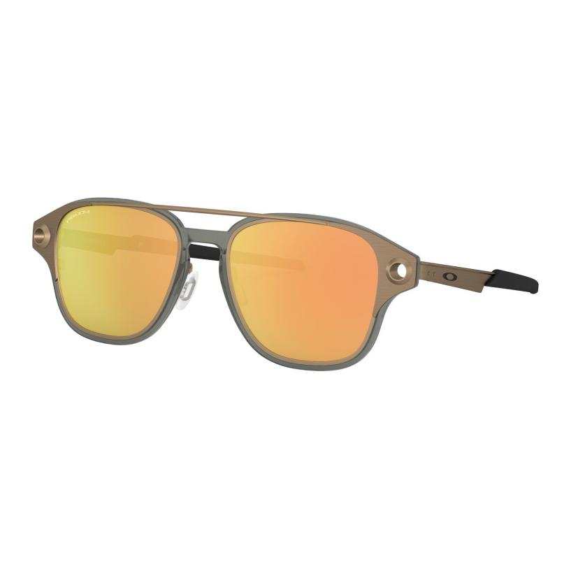 Oakley Oakley Metal Irregular Shape Sunglasses Men's Brown