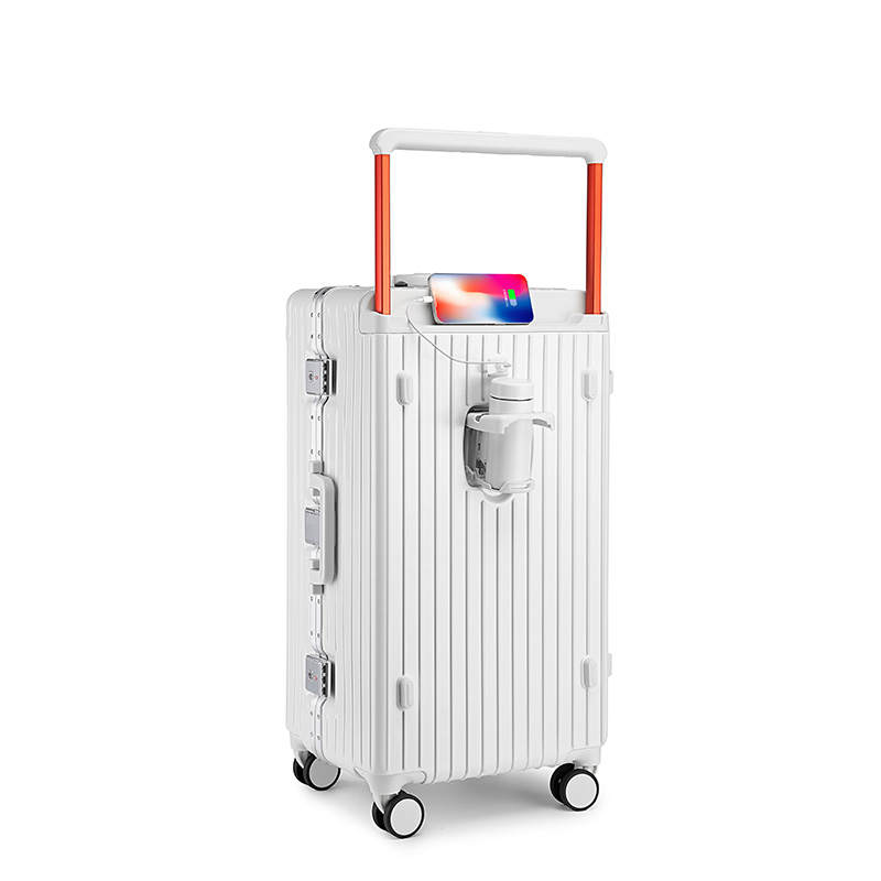 Semir ABS+PC Trolley Bag 20 Inch, 24 Inch, 26 Inch, 28 Inch, 30 Inch Unisex Milky White/Classic Black/Avocado