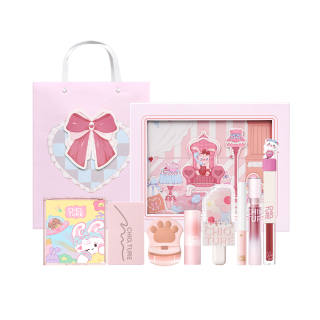 CHIOTURE Alice Tea Party Makeup Set Blush, Lip Glosses & Liquid Lipsticks