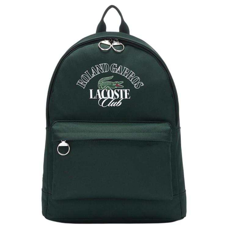 LACOSTE LACOSTE Fabric Backpack Large Men's Dark Green