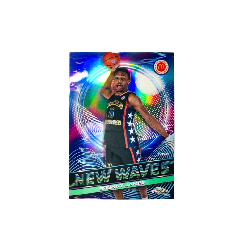 Topps James Brownie, Player Card, LeBron, Jr., Rising Stars Silver Fold Card Sports Cards 1 Pc