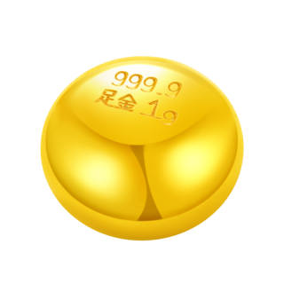 ZHOUBAIFU Gold Bar/Coin/Gold Medal Unisex