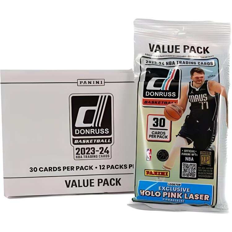 PANINI 2023 24 Donruss Basketball Fat Pack Basketball NBA Star Cards Sports Cards Full Box