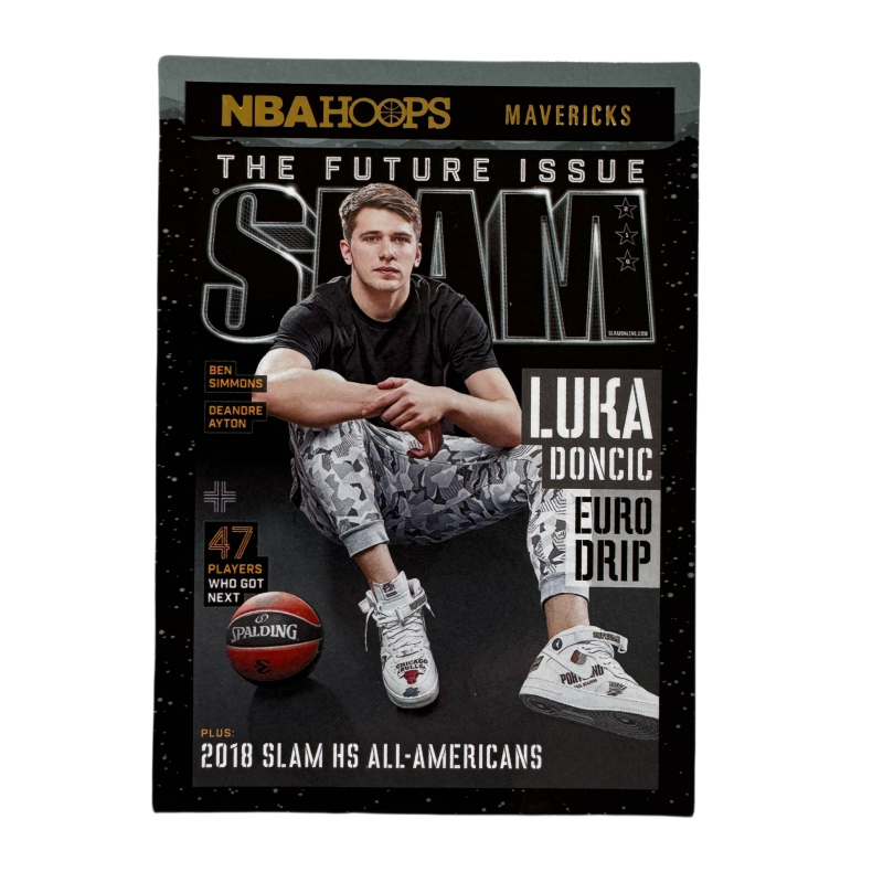 PANINI 2020 21 Doncic Hoops Collection Slam Magazine Special Card, Snowflake Special Card, Card Condition Pass