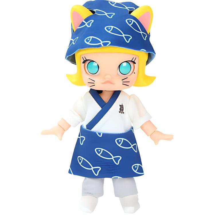 POP MART Molly Sushi Meow BJD Doll, Figure Cute Trendy Figures 14cm
