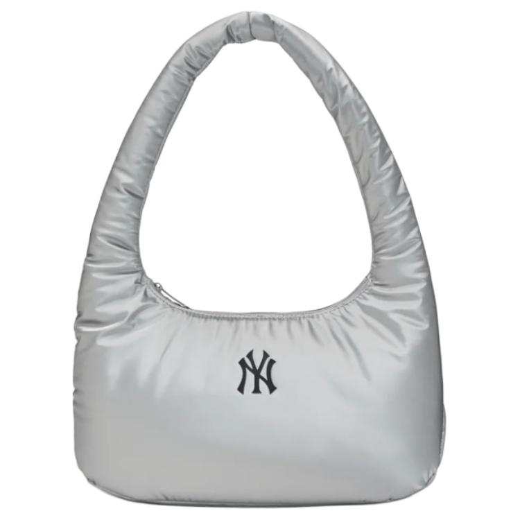 MLB MLB Polyurethane Handbag, Shoulder Bag Regular Women's Silver