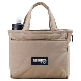 NEIGHBORHOOD Nylon With Polyester Handbag Unisex Light Umber/Black/Gray
