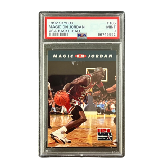Skybox Michael Jordan Magic Johnson Star Card, Position Specific Card 32 Vintage Card Graded Cards 1 Pc