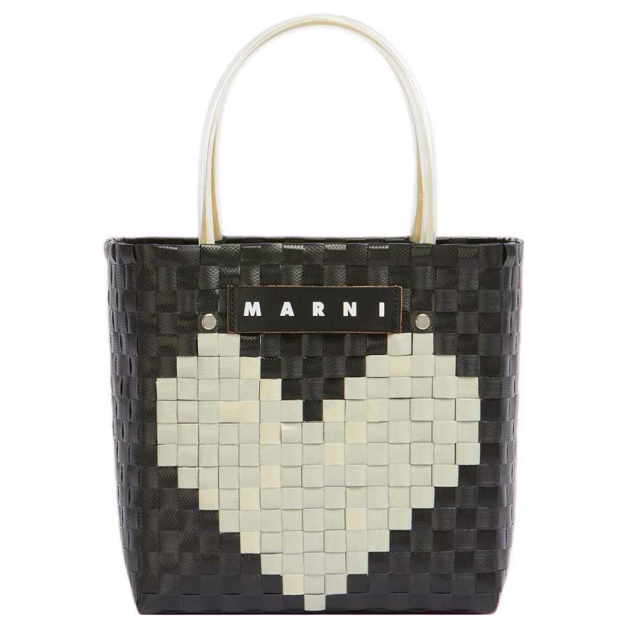 MARNI MARKET Polypropylene Handbag Mini Women's White & Brown