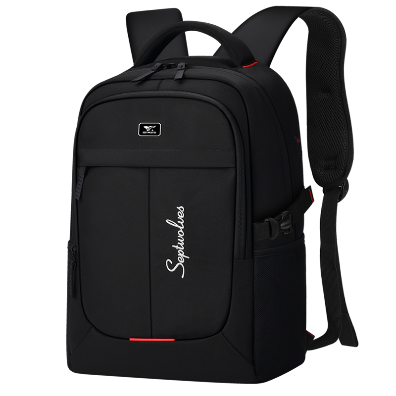 SEPTWOLVES SEPTWOLVES Oxford Backpack Regular Unisex Black/Gray