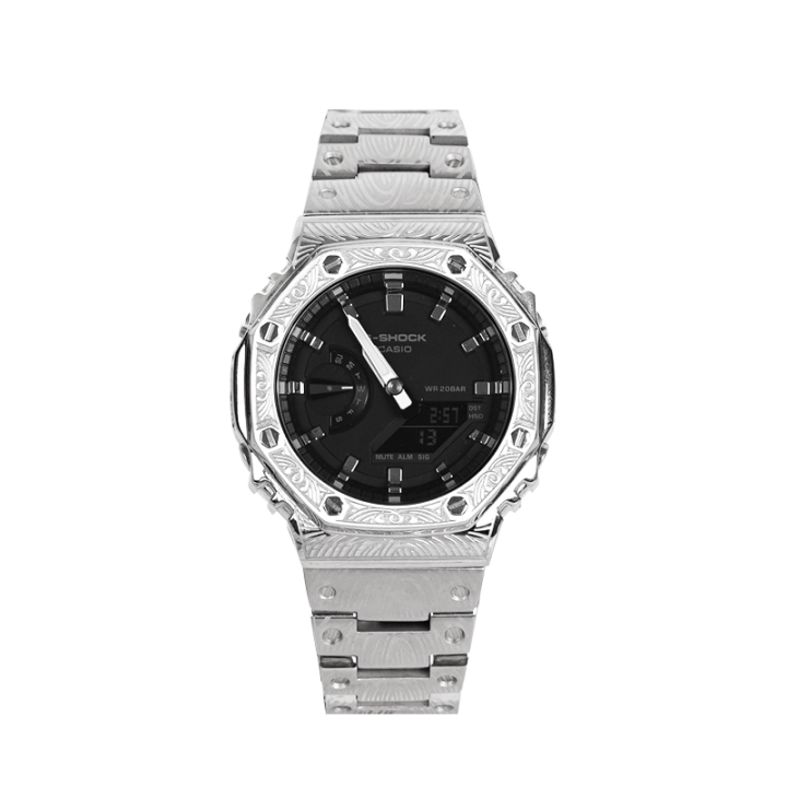 CASIO CASIO Custom Collection Quartz Movement Stainless Steel Watchband Watch Unisex Black Dial