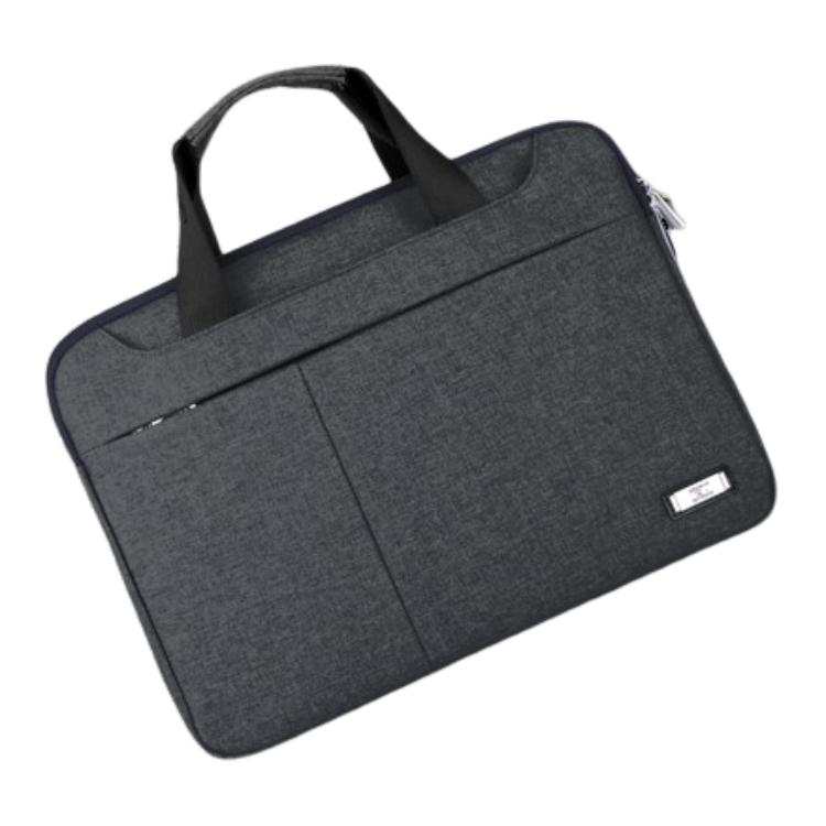SEPTWOLVES Waterproof Fabric Laptop Bag, Handbag, Briefcase Regular Unisex Black/Gray