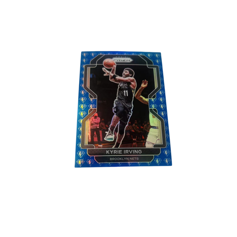 PANINI 21 22 Basketball NBA Irving Prizm Blue Diamond 75th Anniversary, Player Card, Card Condition Pass Sports Cards