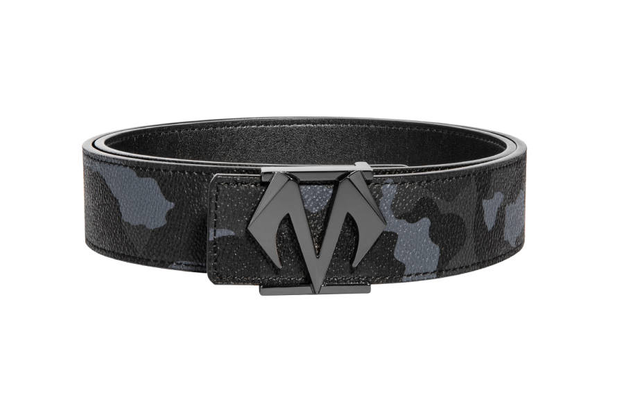 BABAMA PVC Leather Belts Men's Width 3.5cm