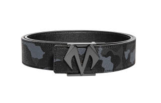BABAMA PVC Leather Belts Men's Width 3.5cm