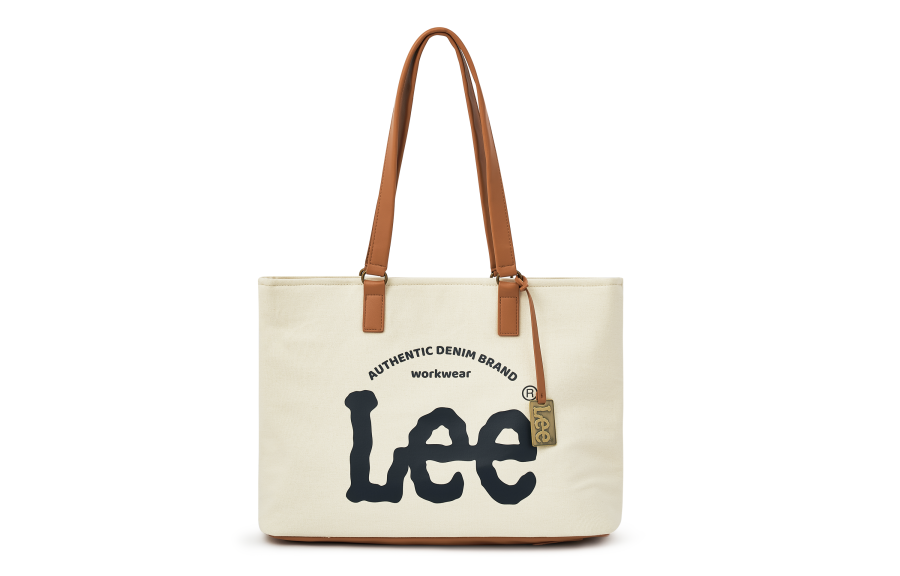 Lee Lee Denim Handbag, Shoulder Bag Regular Women's Ecru