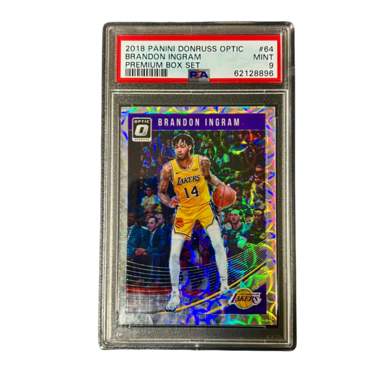 PANINI Brandon Ingram Refringence Star Card, Circle Purple Refract, Limited Edition 053/249 Graded Cards 1 Pc