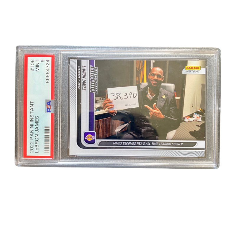 PANINI PANINI James LeBron, Player Card, Historical Scoring First Commemorative Card PSA Graded Cards 1 Pc