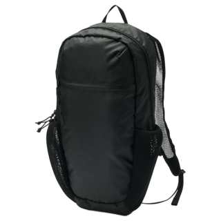 MUJI Polyester Backpack Medium Unisex Black/Khaki Green