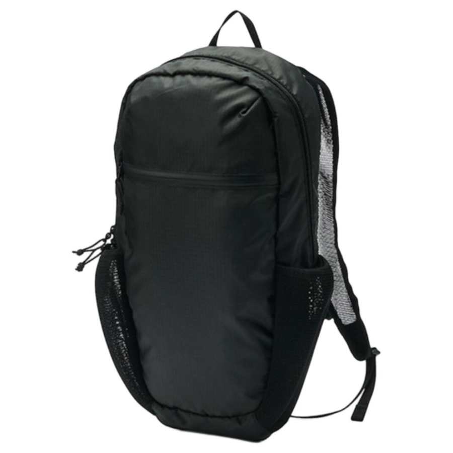 MUJI Polyester Backpack Medium Unisex Black/Khaki Green