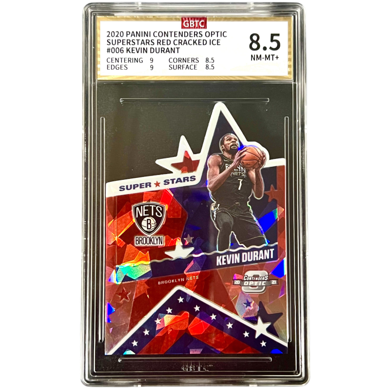 PANINI KD, Kevin Durant, Bleach KD Alien Crushed Ice Holographic Card, Basketball Card, Card Collection Pass