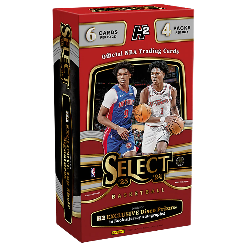 PANINI 2023 24 Panini Select H2 Hanger Box, Star Cards Basketball Sports Cards Full Box