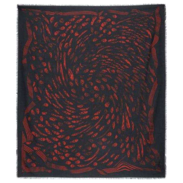 Alexander McQueen Modal Scarves Men's Black