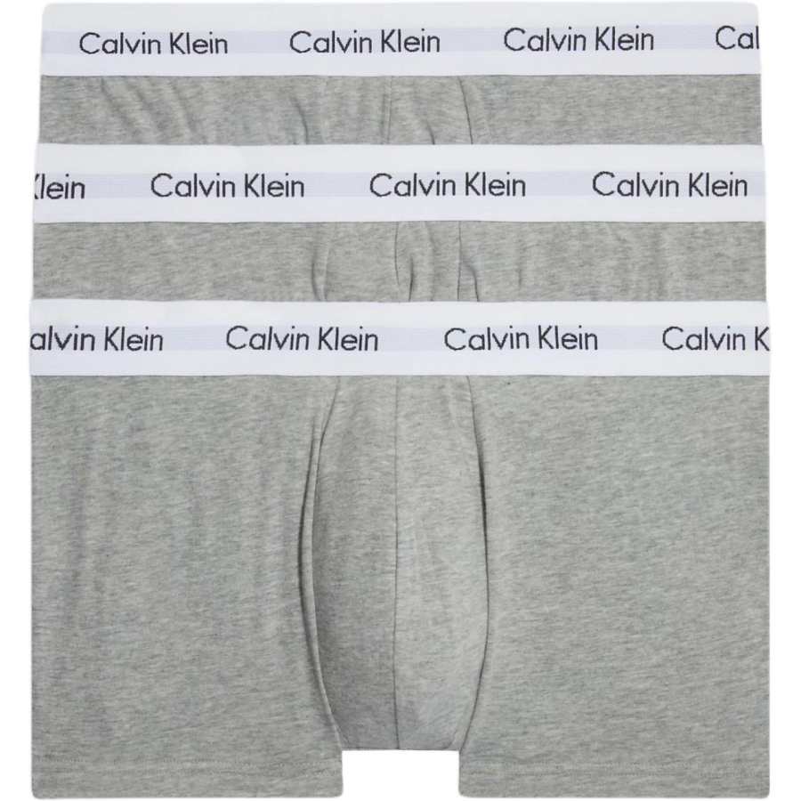 CALVIN KLEIN Underpants Europe Version Men's 3 Pack Gray Mixed Color