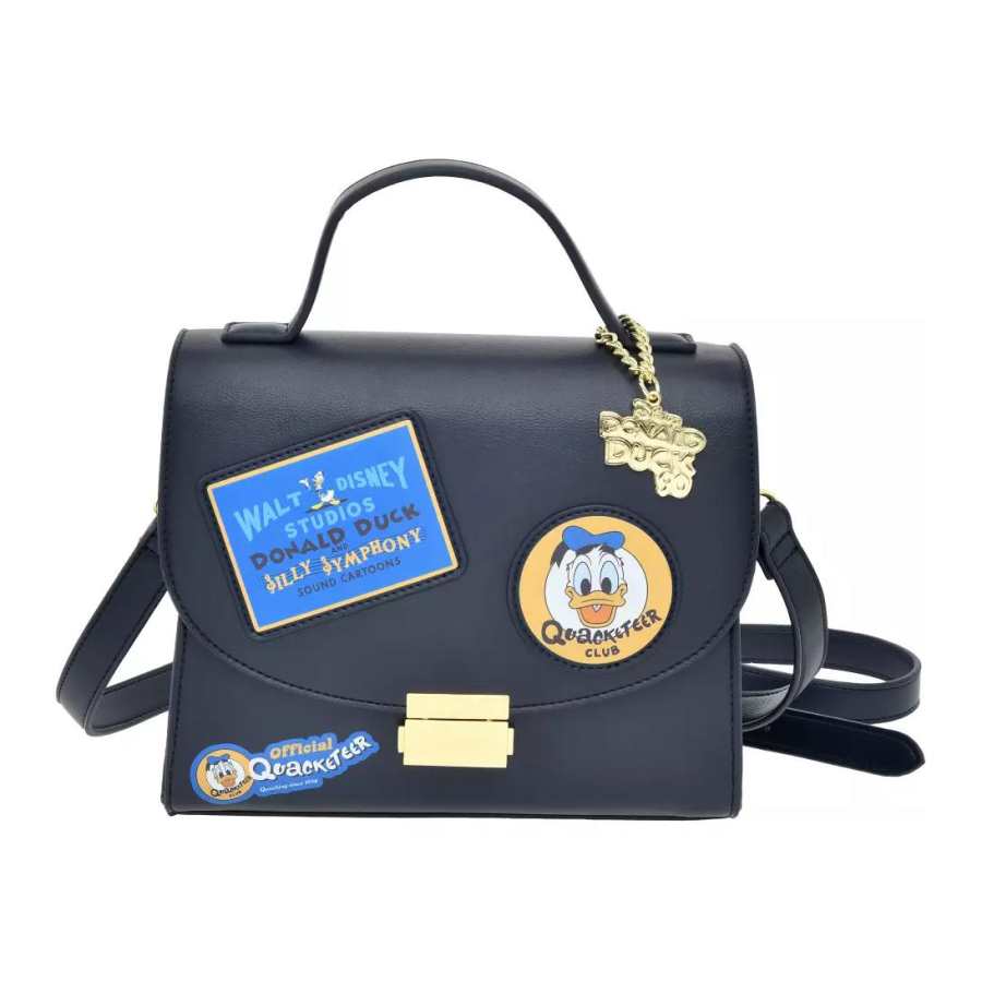 Disney Polyurethane Handbag, Shoulder Bag, Crossbody Bag Regular Unisex Black