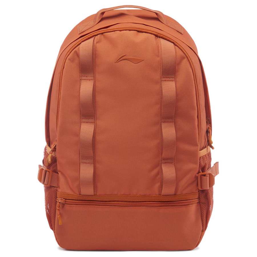 Li-Ning Li Ning Fitness Series Polyamide Backpack Unisex Ochre Orange