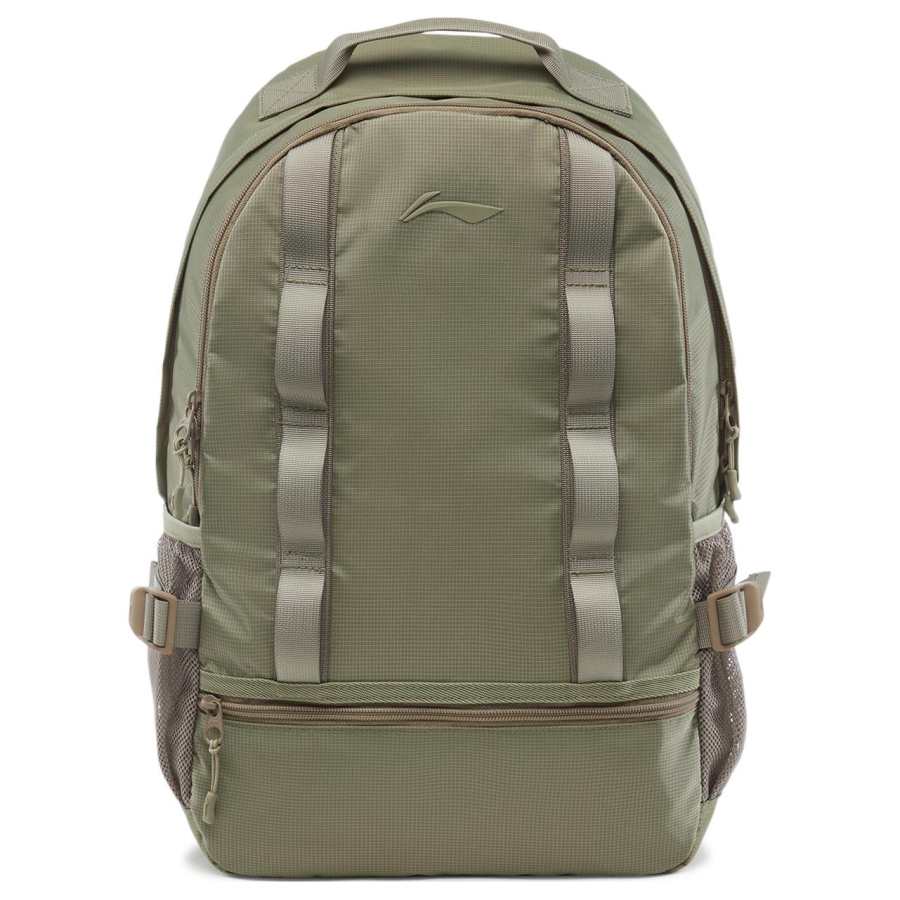 Li-Ning Li Ning Fitness Series Polyamide Backpack Unisex Olive Green