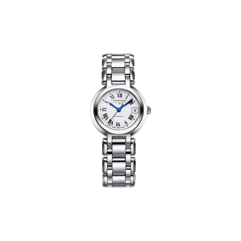 LONGINES Heart Moon Collection Automatic Mechanical Movement Women's Watch 26.5mm Silver Dial