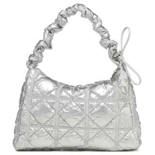 CARLYN Nylon Handbag, Shoulder Bag Regular Women's Silver