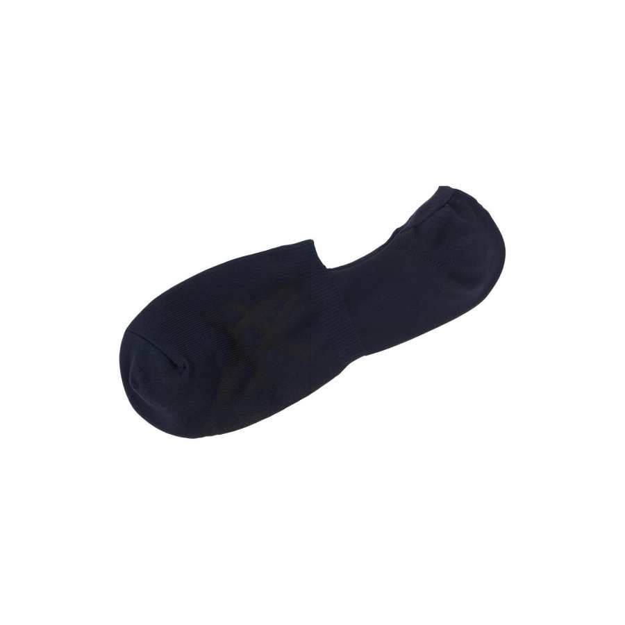 Onitsuka Tiger No Show Socks Unisex 1 Pack Navy Blue Black