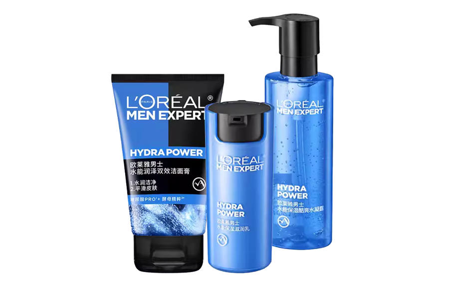 L'OREAL L'Oréal Men's Hydrating Water Skincare Sets Hydrating, Oil Control, Tightening, Soothing Set Of 3
