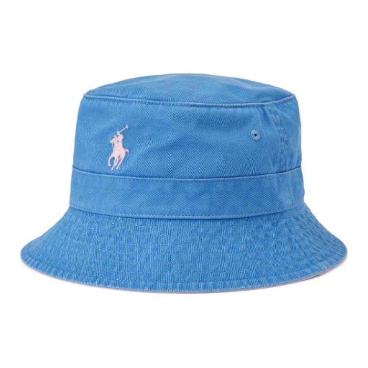 Polo Ralph Lauren Cotton Bucket Hats Unisex Blue