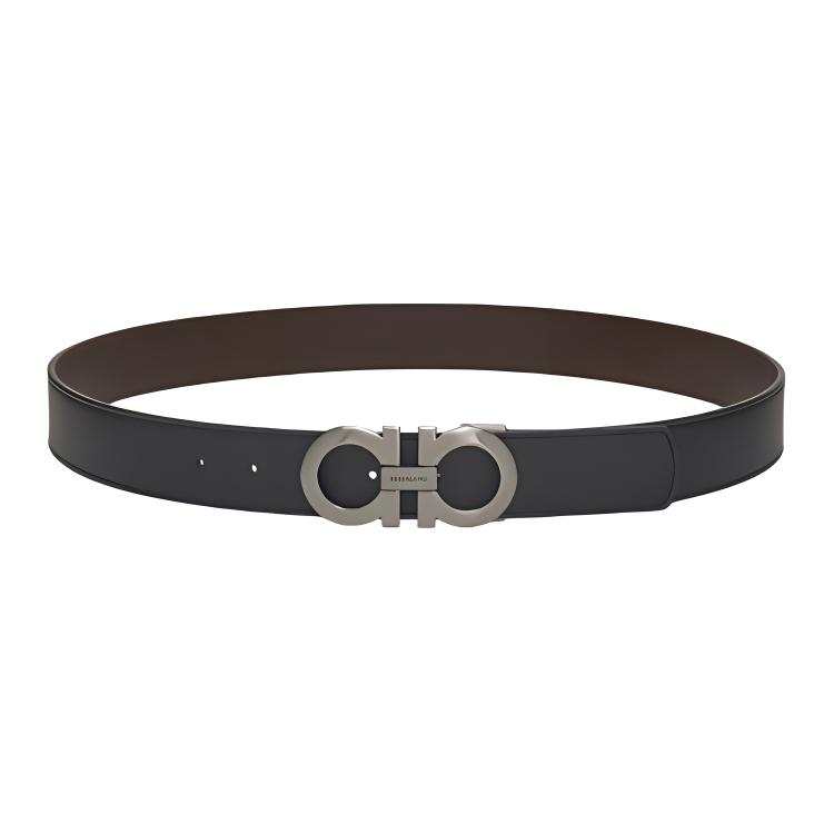 Ferragamo 【New Season】logo-buckle leather belt