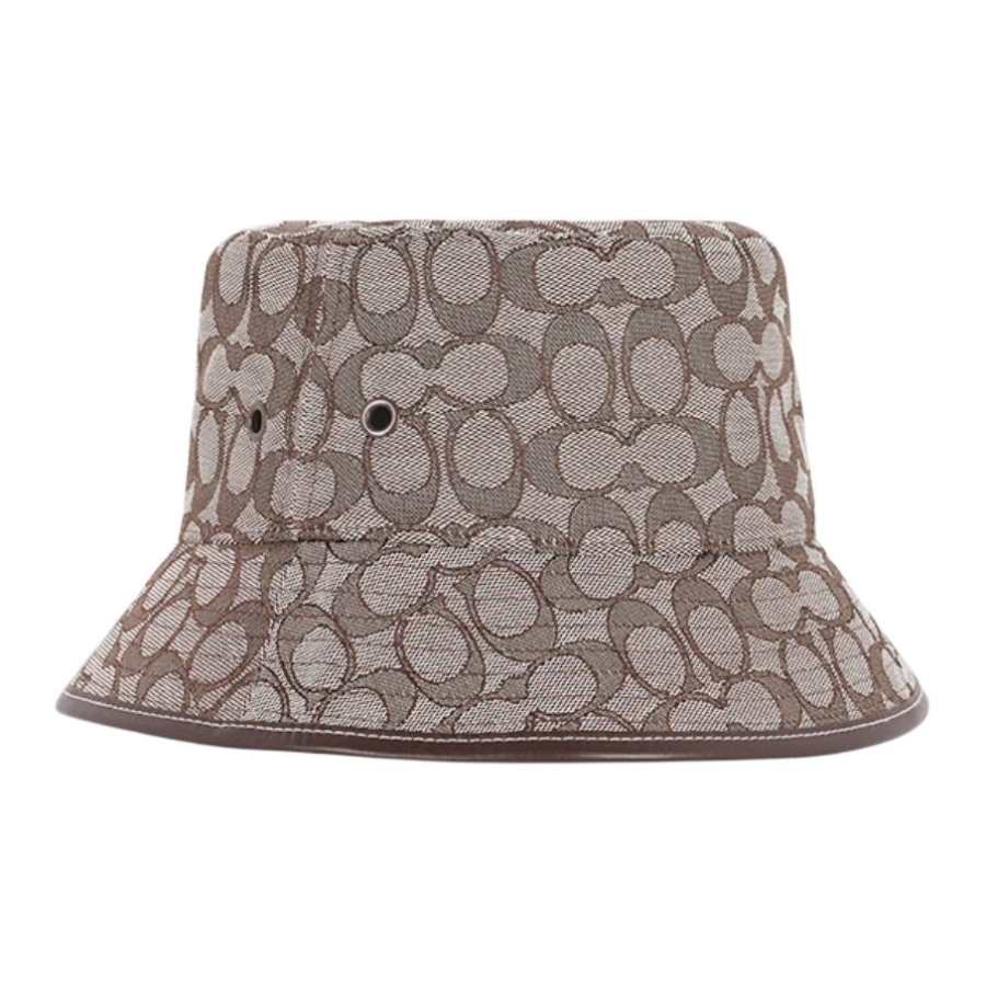 COACH COACH Cotton Bucket Hats Men's Light Gray