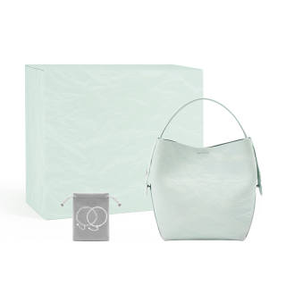 HE BAO BAO Premium Aesthetic Portable Chain Bag, Crossbody Bag, Shoulder Bag Large Women's Cloud Green