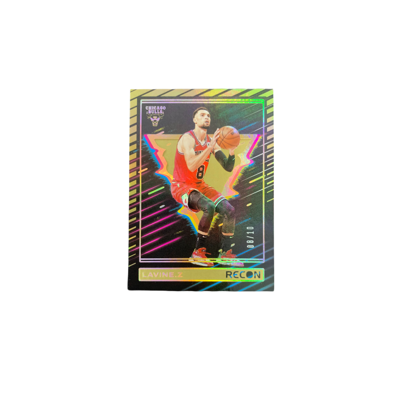 PANINI 2023 24 Recon Zach, LaVine, Bulls, Golden Parallel 08/10, Same Back, Star Card, Card Product Access Sports Cards