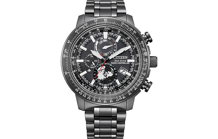 CITIZEN PROMASTER Light Powered Quartz Movement Stainless Steel Strap Watch 46mm Men's Watches