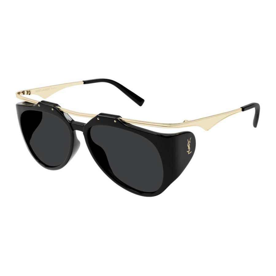 SAINT LAURENT Saint Laurent sculpted sunglasses