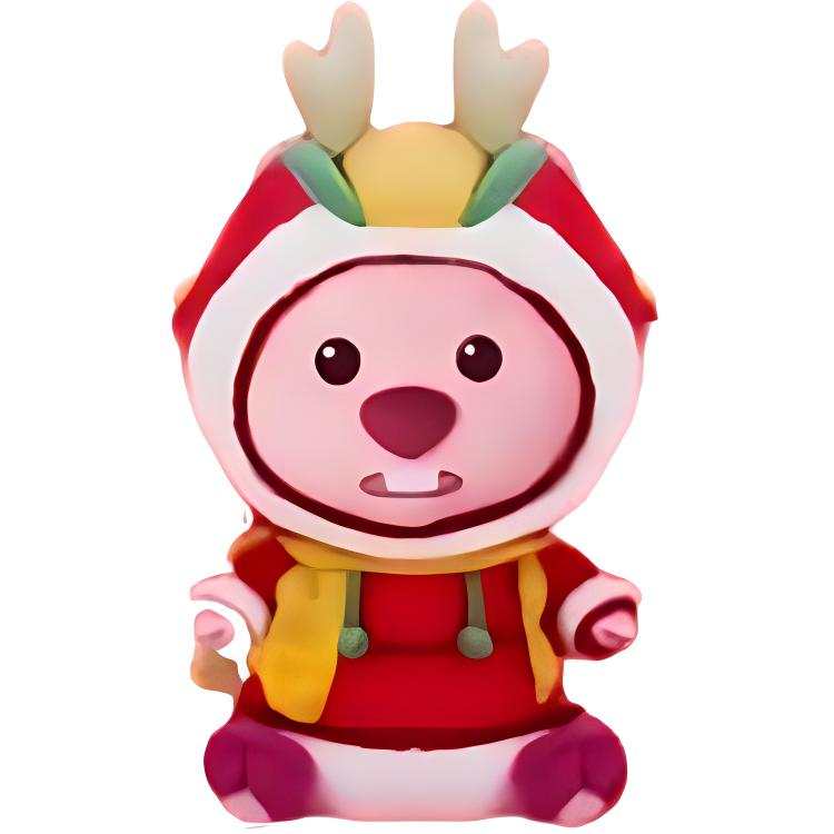 POP MART Zanmang Ruby Loopy Beaver Spring Festival Collection, Year Of The Dragon, Blessing And Fortune