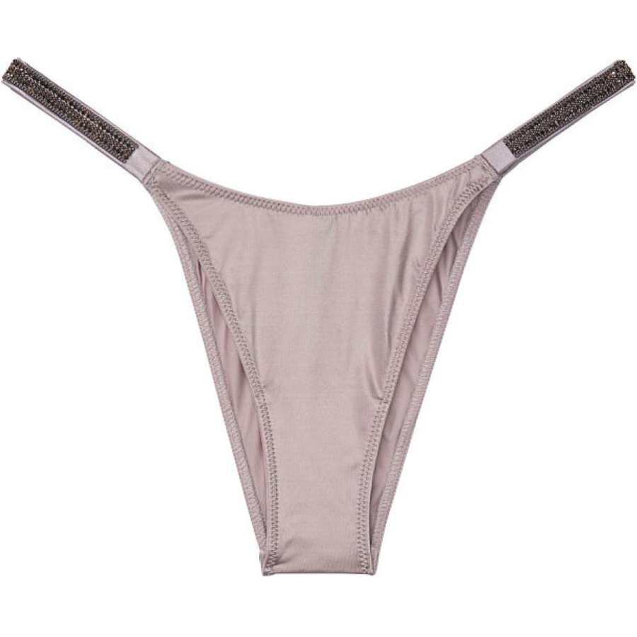 Victoria's Secret VERY SEXY Thong Women's 1 Pack Gray Purple