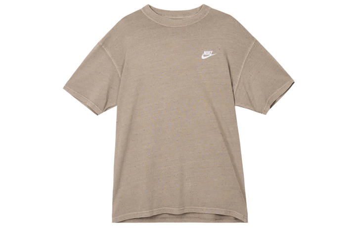 Nike Nike T Shirts Men's Coffee Crew Neck Thin Straight Fit