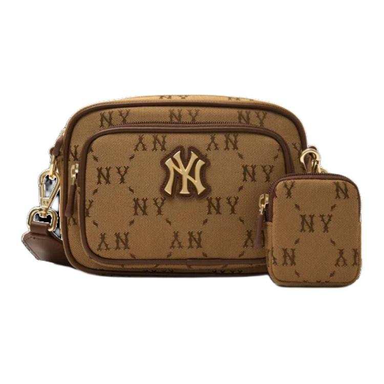 MLB MLB Polyester Camera Bag, Shoulder Bag, Crossbody Bag Regular Unisex Brown