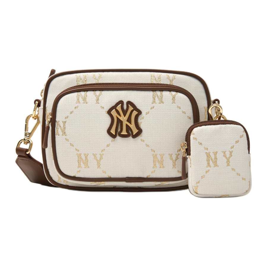 MLB MLB Polyester With Nylon Crossbody Bags Regular Unisex White