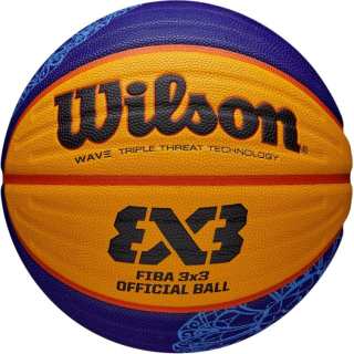 Wilson Size 6 Indoor, Outdoor, All Basketball Synthetic Leather Yellow Purple